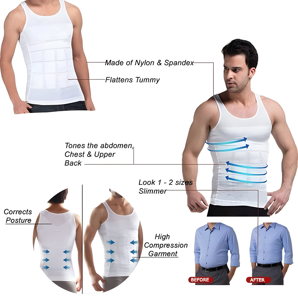 NueForm Primefit Compression Top